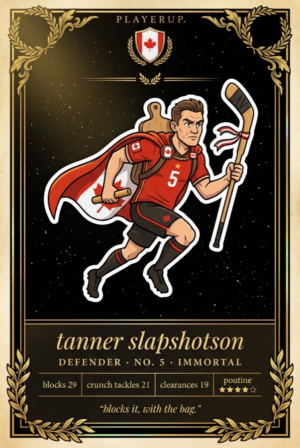 tanner slapshotson