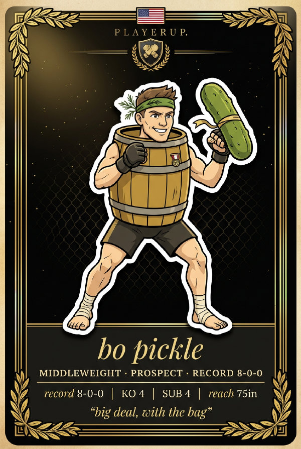 bo pickle — Middleweight