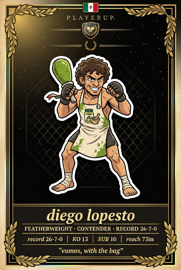diego lopesto — Featherweight