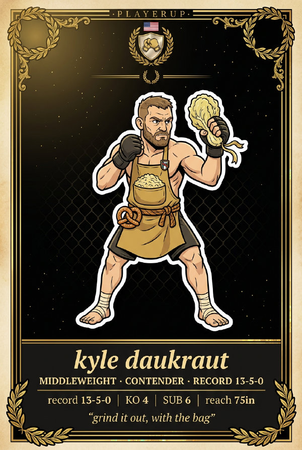 kyle daukraut — Middleweight